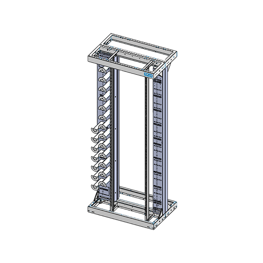 CCM CARMA Aktivrack 1x19'' H2200xB900xT600mm L
