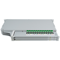 CCM Patchpanel 1HE SLITE HD links