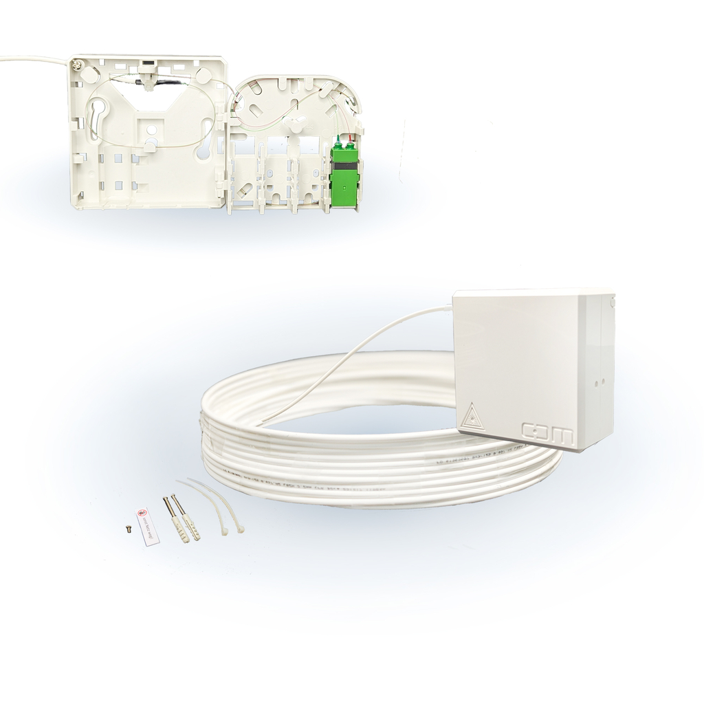 CCM ARCA XS FTTH Gf-TA weiss Fanout 30m 2F