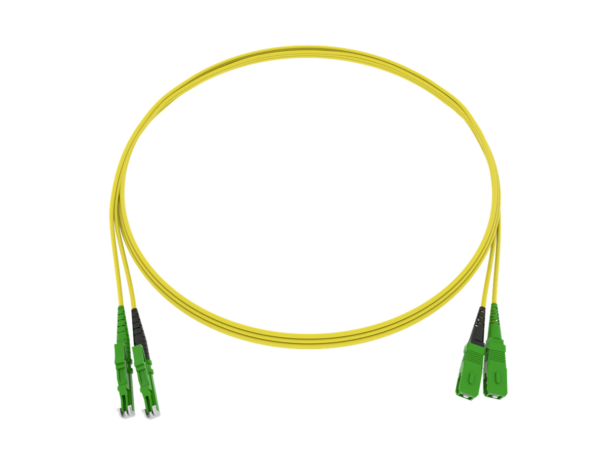 CCM Patchkabel Fig.8 2x1.7mm 9/125 G657A2 YE