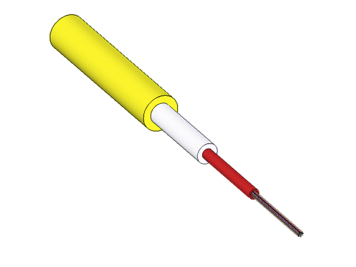 LWL Universalkabel LSFH-Cca 12x9/125 YE