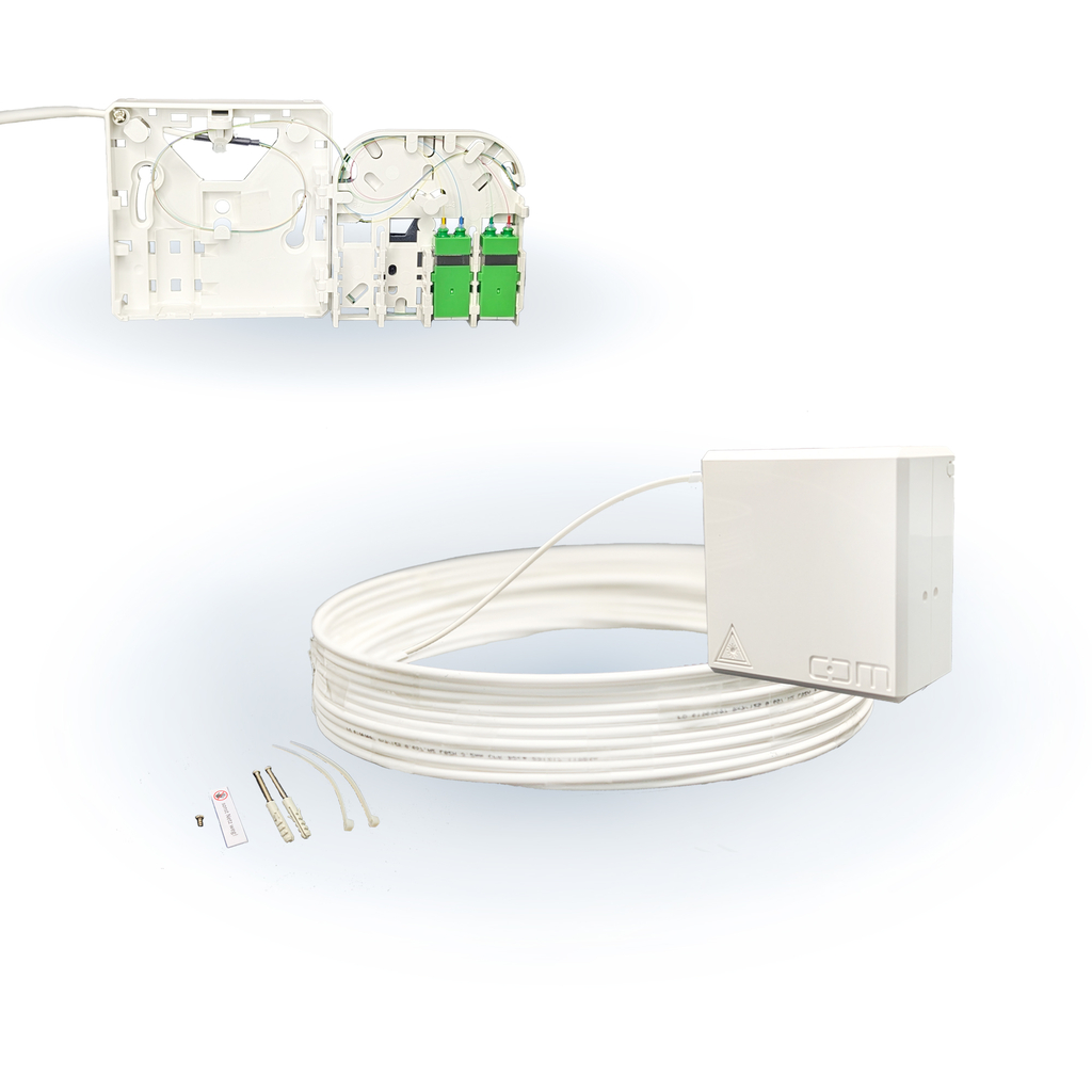 CCM ARCA XS FTTH Gf-TA weiss Fanout 30m 4F