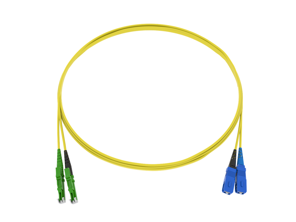 CCM Patchkabel Fig.0 2x2.0mm 9/125 YE