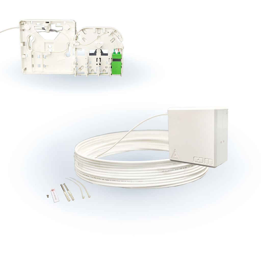 CCM ARCA XS FTTH Gf-TA weiss Fanout 10m 2F