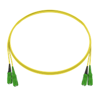CCM Patchkabel Fig.8 2x1.7mm 9/125 G657A2 YE